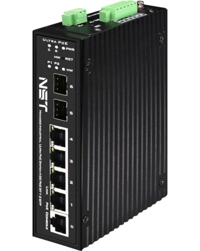 Промышленный управляемый (L2+) HiPoE коммутатор NST NS-SW-4G2G-PL/IM в Хабаровске Коммутаторы Pintop.ru