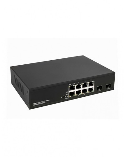 PoE коммутатор Gigabit Ethernet на 8 RJ45 + 2 SFP порта NST NS-SW-8G2G-P в Хабаровске Коммутаторы Pintop.ru