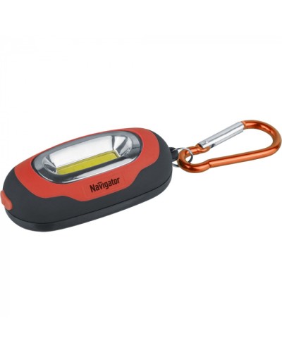 Фонарь Navigator 93 657 NPT-KC07-R-2CR2032 брелок пласт.1COB LED(1Вт) 3 реж.крас в Хабаровске Светильники Pintop.ru