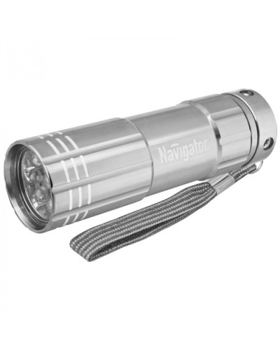 Фонарь Navigator 94 928 NPT-CM07-3АAA алюм.9LED, блист. в Хабаровске Источники света(Лампы) Pintop.ru