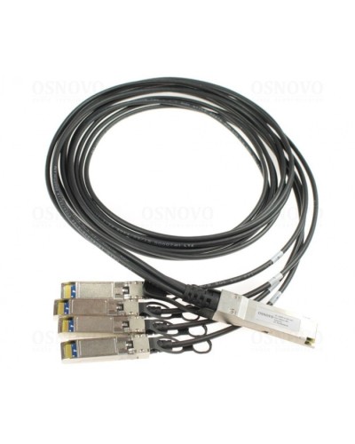 Объединительный DAC кабель OSNOVO OC-QSFP-4x10G-2M в Хабаровске Модули SFP/XFP/GBIC Pintop.ru