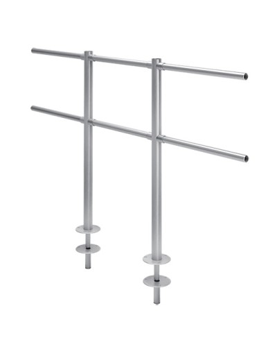 Поручень ограждения двойной длинной 440 Oxgard Поручни 440 (ВЗР 1996.05-01) в Хабаровске Ограждения Pintop.ru