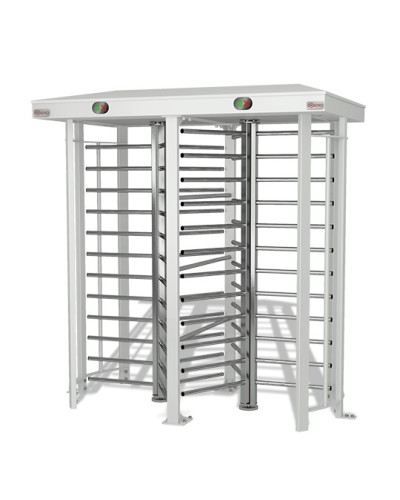 Турникет моторизованный сдвоенный полноростовой гибрид Oxgard Praktika Т-10-GM Doublе Pass (ВЗР 2332-05) в Хабаровске Турникеты Pintop.ru