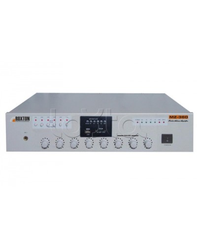 Микшер-усилитель ROXTON MZ-360 в Хабаровске Система оповещения и трансляции Roxton Pintop.ru