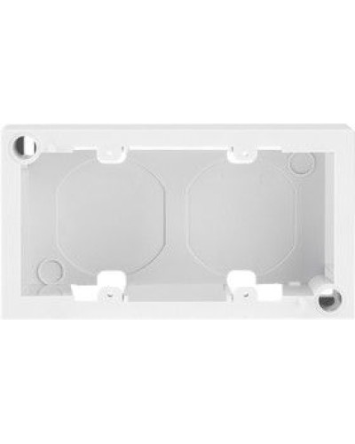 Короб накладной для лицевых панелей 80х150 под 4 модуля 45х22,5 Mosaic 03-0127 в Хабаровске Распределительные коробки Pintop.ru