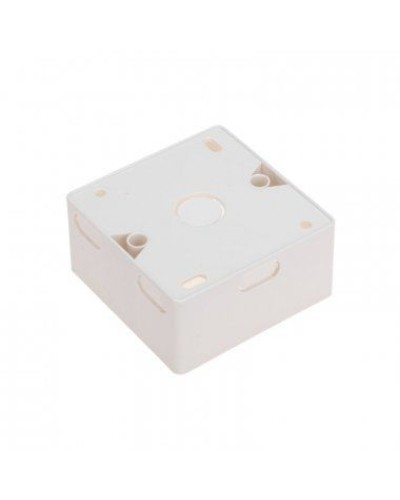 Короб накладной для лицевых панелей 80х80 под 2 модуля 45х22,5 Mosaic 03-0126 в Хабаровске Распределительные коробки Pintop.ru