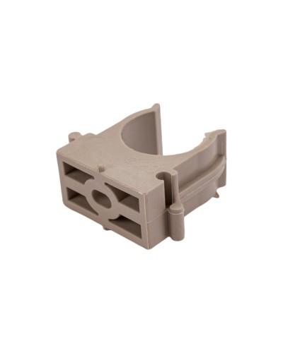 Крепёж-клипса для труб ø20 мм, серая (100 шт/уп)Rexant (28-0120-2) в Хабаровске Держатели, клипсы, скобы Pintop.ru