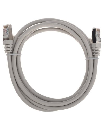 Патч-корд S/FTP, CAT 6A (10G), RJ45-RJ45, 28AWG, LSZH, серый, 2м REXANT 02-0390-2 в Хабаровске Патчкорды (медные) Pintop.ru