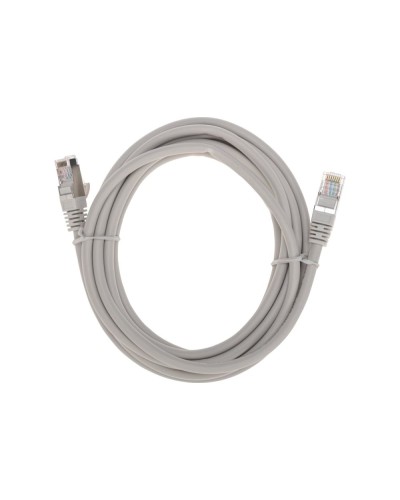 Патч-корд S/FTP, CAT 6A (10G), RJ45-RJ45, 28AWG, LSZH, серый, 3м REXANT 02-0390-3 в Хабаровске Патчкорды (медные) Pintop.ru