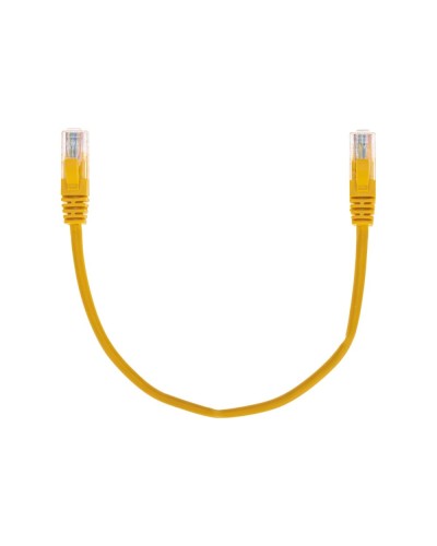 Патч-корд U/UTP, CAT 5e, RJ45-RJ45, 26AWG, LSZH, желтый, 0,3м REXANT 02-0105-03 в Хабаровске Патчкорды (медные) Pintop.ru