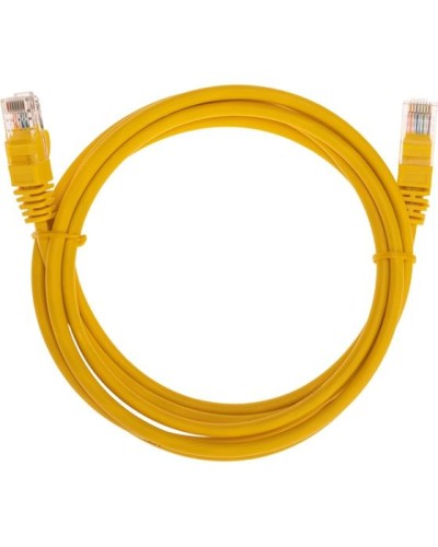 Патч-корд U/UTP, CAT 5e, RJ45-RJ45, 26AWG, LSZH, желтый, 2м REXANT 02-0105-2 в Хабаровске Патчкорды (медные) Pintop.ru