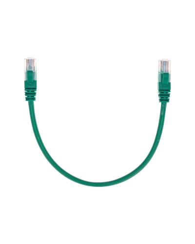 Патч-корд U/UTP, CAT 5e, RJ45-RJ45, 26AWG, LSZH, зеленый, 0,3м REXANT 02-0106-03 в Хабаровске Патчкорды (медные) Pintop.ru