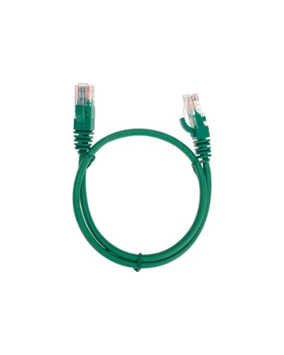 Патч-корд U/UTP, CAT 5e, RJ45-RJ45, 26AWG, LSZH, зеленый, 0,5м REXANT 02-0106-05 в Хабаровске Патчкорды (медные) Pintop.ru