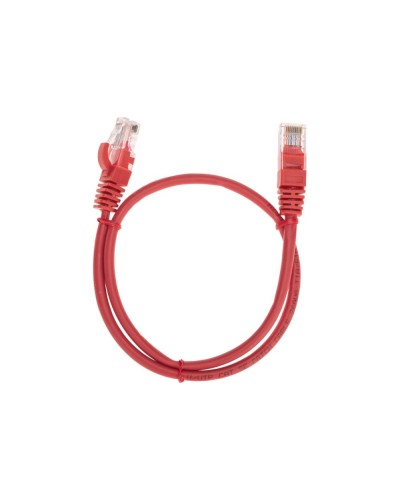Патч-корд U/UTP, CAT 5e, RJ45-RJ45, 26AWG, LSZH, красный, 0,5м REXANT 02-0103-05 в Хабаровске Патчкорды (медные) Pintop.ru