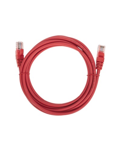 Патч-корд U/UTP, CAT 5e, RJ45-RJ45, 26AWG, LSZH, красный, 3м REXANT 02-0103-3 в Хабаровске Патчкорды (медные) Pintop.ru