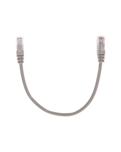 Патч-корд U/UTP, CAT 5e, RJ45-RJ45, 26AWG, LSZH, серый, 0,3м REXANT 02-0100-03 в Хабаровске Патчкорды (медные) Pintop.ru