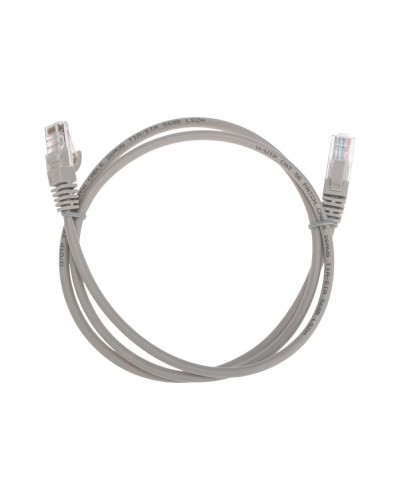 Патч-корд U/UTP, CAT 5e, RJ45-RJ45, 26AWG, LSZH, серый, 1м REXANT 02-0100-1 в Хабаровске Патчкорды (медные) Pintop.ru