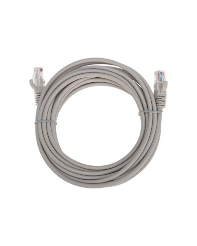 Патч-корд U/UTP, CAT 5e, RJ45-RJ45, 26AWG, LSZH, серый, 5м REXANT 02-0100-5 в Хабаровске Патчкорды (медные) Pintop.ru