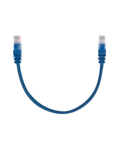 Патч-корд U/UTP, CAT 5e, RJ45-RJ45, 26AWG, LSZH, синий, 0,3м REXANT 02-0104-03 в Хабаровске Патчкорды (медные) Pintop.ru