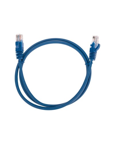 Патч-корд U/UTP, CAT 5e, RJ45-RJ45, 26AWG, LSZH, синий, 1м REXANT 02-0104-1 в Хабаровске Патчкорды (медные) Pintop.ru