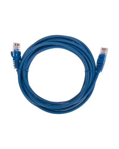 Патч-корд U/UTP, CAT 5e, RJ45-RJ45, 26AWG, LSZH, синий, 3м REXANT 02-0104-3 в Хабаровске Патчкорды (медные) Pintop.ru