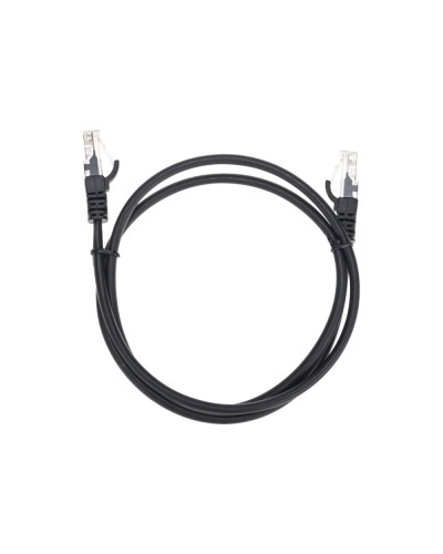 Патч-корд U/UTP, CAT 5e, RJ45-RJ45, 26AWG, LSZH, черный, 1м REXANT 02-0102-1 в Хабаровске Патчкорды (медные) Pintop.ru