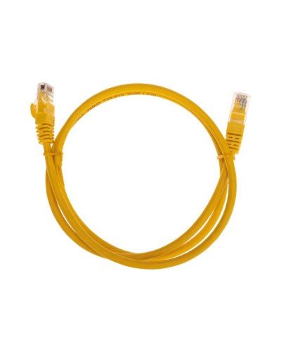Патч-корд U/UTP, CAT 6, RJ45-RJ45, 26AWG, LSZH, желтый, 1м REXANT 02-0295-1 в Хабаровске Патчкорды (медные) Pintop.ru