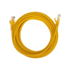 Патч-корд U/UTP, CAT 6, RJ45-RJ45, 26AWG, LSZH, желтый, 5м REXANT 02-0295-5