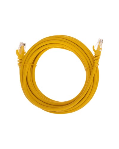 Патч-корд U/UTP, CAT 6, RJ45-RJ45, 26AWG, LSZH, желтый, 5м REXANT 02-0295-5 в Хабаровске Патчкорды (медные) Pintop.ru