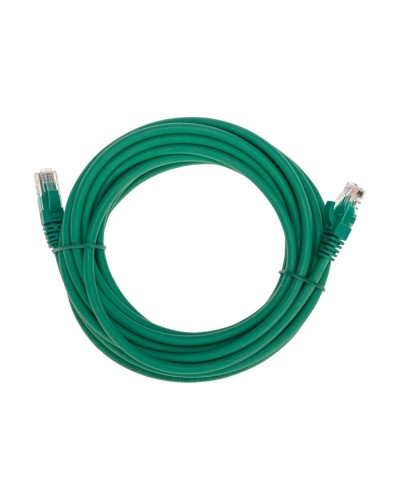 Патч-корд U/UTP, CAT 6, RJ45-RJ45, 26AWG, LSZH, зеленый, 5м REXANT 02-0296-5 в Хабаровске Патчкорды (медные) Pintop.ru