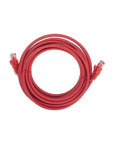 Патч-корд U/UTP, CAT 6, RJ45-RJ45, 26AWG, LSZH, красный, 5м REXANT 02-0293-5 в Хабаровске Патчкорды (медные) Pintop.ru