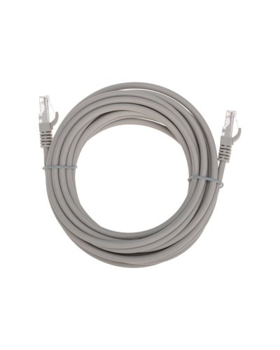 Патч-корд U/UTP, CAT 6, RJ45-RJ45, 26AWG, LSZH, серый, 5м REXANT 02-0290-5 в Хабаровске Патчкорды (медные) Pintop.ru