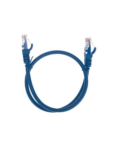 Патч-корд U/UTP, CAT 6, RJ45-RJ45, 26AWG, LSZH, синий, 0,5м REXANT 02-0294-05 в Хабаровске Патчкорды (медные) Pintop.ru