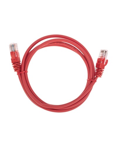 Патч-корд U/UTP, CAT 5e, RJ45-RJ45, 26AWG, LSZH, красный, 1,5м REXANT 02-0103-105 в Хабаровске Патчкорды (медные) Pintop.ru
