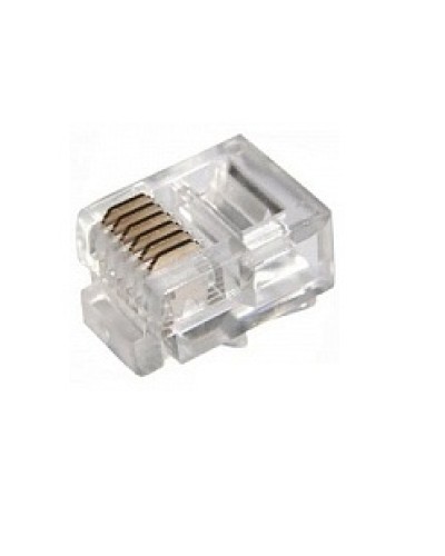 Джек телефонный 6P6C (100шт/уп) REXANT 05-1013 в Хабаровске Коннекторы Pintop.ru