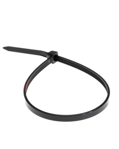 Хомут-стяжка нейлоновый 3х200 мм чёрный (100шт/уп) REXANT 07-0201-4 в Хабаровске Стяжки-хомуты Pintop.ru