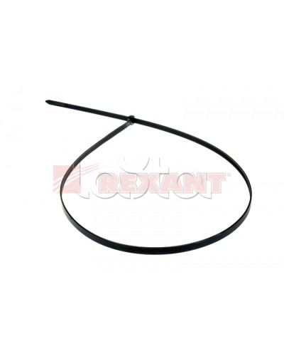 Хомут-стяжка нейлоновый 9х1020 мм чёрный (100шт/уп) REXANT 07-1021 в Хабаровске Стяжки-хомуты Pintop.ru