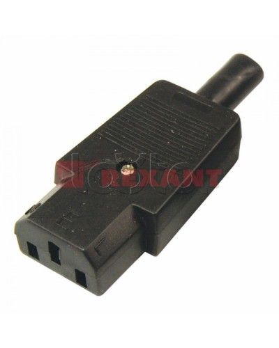 Гнездо сетевое на шнур (25шт/уп) REXANT 11-0004 в Хабаровске Коннекторы Pintop.ru