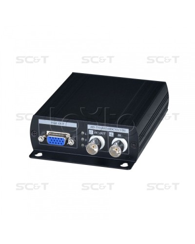 Преобразователь-разветвитель AHD/HDCVI/HDTVI в HDMI/VGA/CVBS SC&T AD001HD4 в Хабаровске Видеоусилители, Модуляторы, Делители Pintop.ru