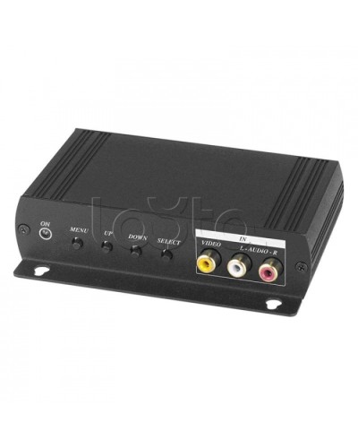 Конвертер аудио и композитного видеосигнала в VGA и HDMI-сигнал SC&T AD001HH в Хабаровске Видеоусилители, Модуляторы, Делители Pintop.ru