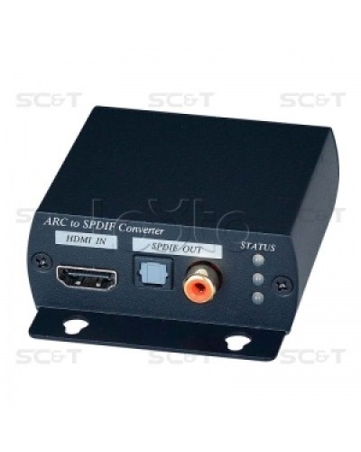 Преобразователь цифрового аудио из HDMI сигнала SC&T ARC01 в Хабаровске Видеоусилители, Модуляторы, Делители Pintop.ru
