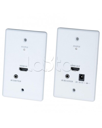 Комплект передачи HDMI с обратным ИК-повторителем SC&T HW01 в Хабаровске Видеоусилители, Модуляторы, Делители Pintop.ru