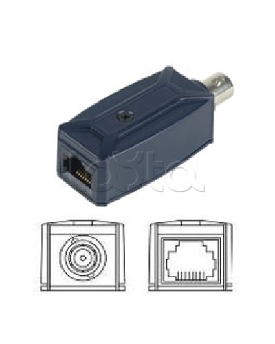 Удлинитель Ethernet, пассивный по коаксиальному кабелю SC&T IP01 в Хабаровске Видеоусилители, Модуляторы, Делители Pintop.ru