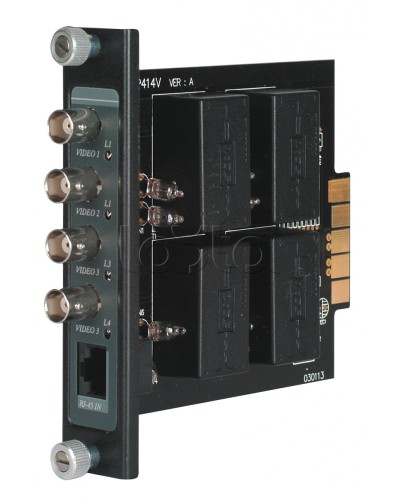 Приемник пассивный 4-х видеосигналов по витой паре, до 600 м SC&T TRP414VH в Хабаровске Видеоусилители, Модуляторы, Делители Pintop.ru