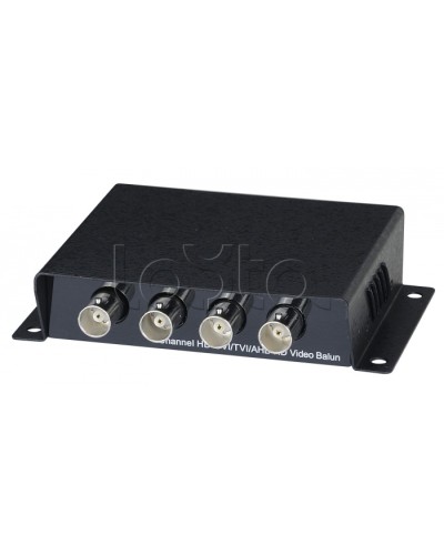 Приемопередатчик пассивный 4-канальный, HDCVI/TVI/AHD, по витой паре SC&T TTP414HD в Хабаровске Видеоусилители, Модуляторы, Делители Pintop.ru