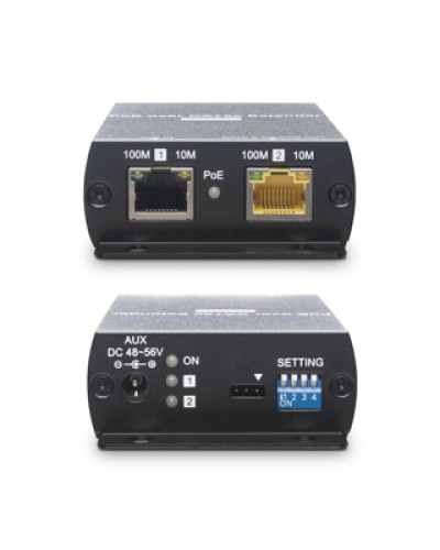 Комплект удлинителей PoE (до 38W) по витой паре до 800м SC&T IP09P в Хабаровске Видеоусилители, Модуляторы, Делители Pintop.ru