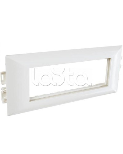 Суппорт с рамкой на 3 поста (45х45) в профиль для кабельных каналов 100х50, 105х50 SPL (100009S) в Хабаровске Аксессуары для кабель-канала Pintop.ru