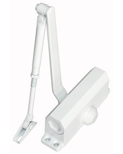 Доводчик двери c тягой EN 3-6, 40 - 130 кг Smartec ST-DC036BCDA-WT в Хабаровске Доводчики Pintop.ru