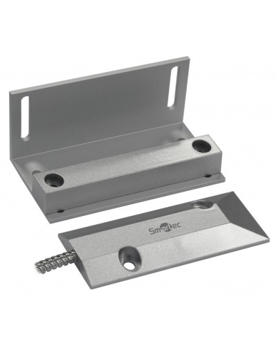 Магнитоконтактный датчик, НР, серебряный, накладной для металлических дверей, металлорукав, зазор 60 мм Smartec ST-DM141NO-SL в Хабаровске Извещатели охранные Pintop.ru