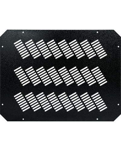 Заглушка проема вентиляторного блока, перфорированная TLK TLK-BLNK-FAN-P-BK в Хабаровске Полки для шкафов и стоек Pintop.ru